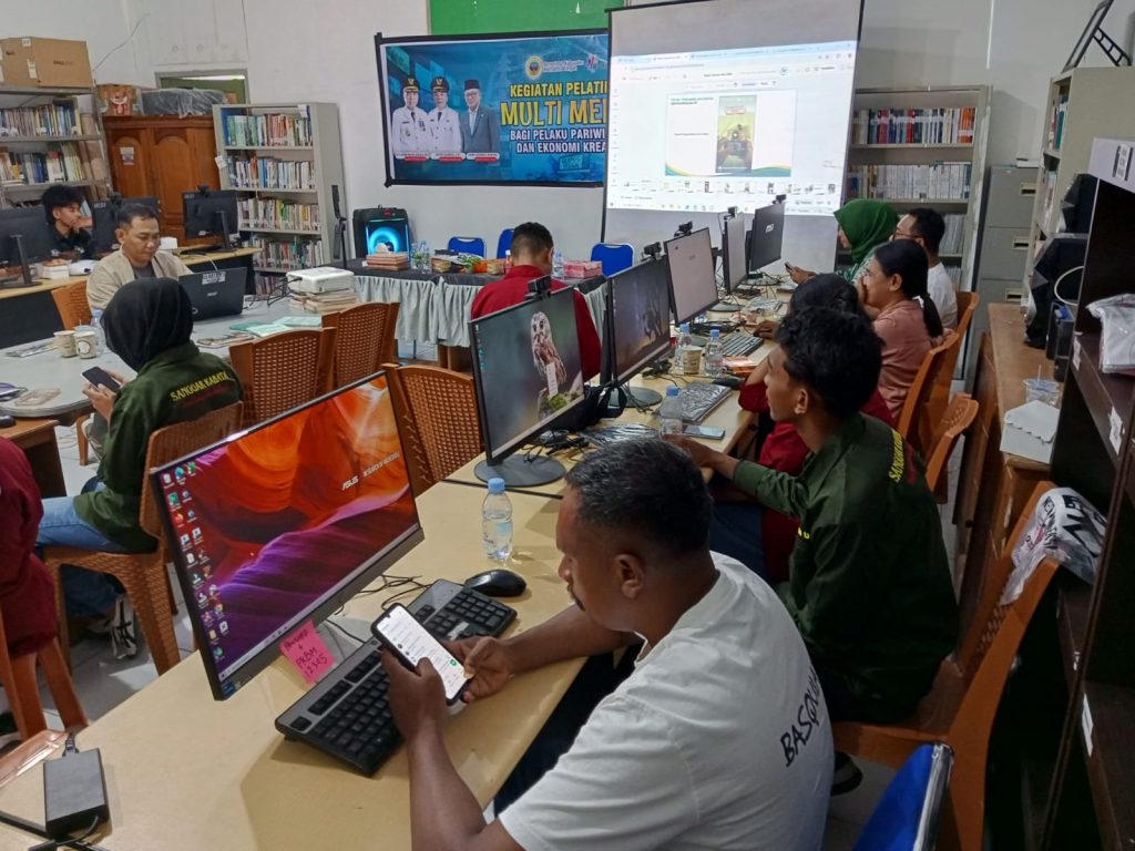 Pelatihan Multimedia Tingkatkan Kompetensi Pelaku Pariwisata dan Ekonomi Kreatif di Halmahera Tengah