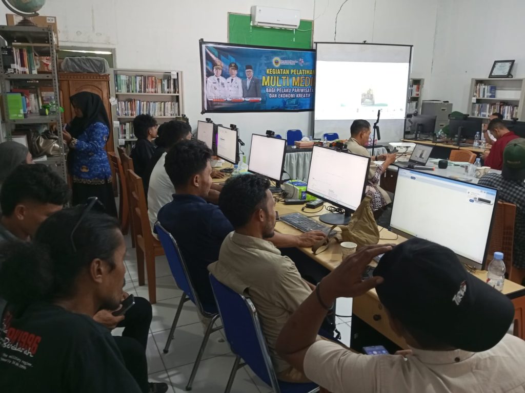 Pelatihan Multimedia Tingkatkan Kompetensi Pelaku Pariwisata dan Ekonomi Kreatif di Halmahera Tengah